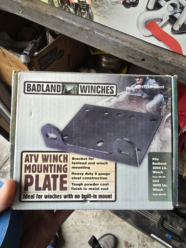 Winch Mounting Plate