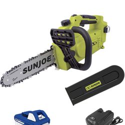 Sun Joe Sunjoe 24V-10CS 24V IONMAx 10 " Cordless Chainsaw  Chain Saw Kit