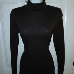Brown Turtle Neck Longsleeve Size Small 