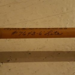 Old style Fishing rod