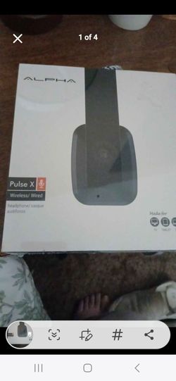 Alpha pulse x wireless headphones