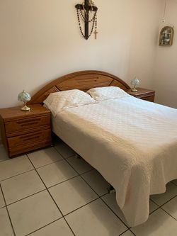 Wooden bedroom