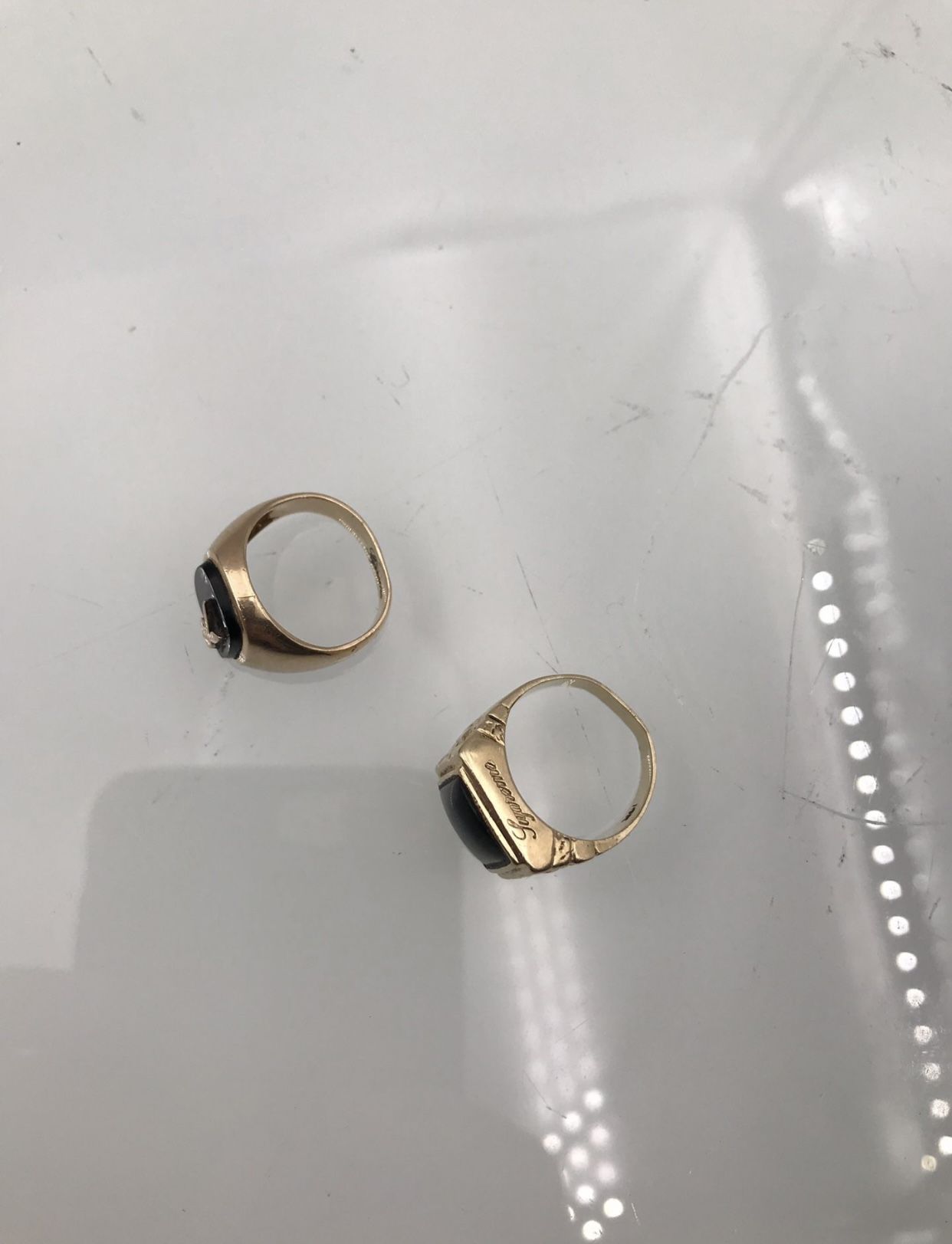 14k gold onyx ring 14金 オニキス リング　supreme