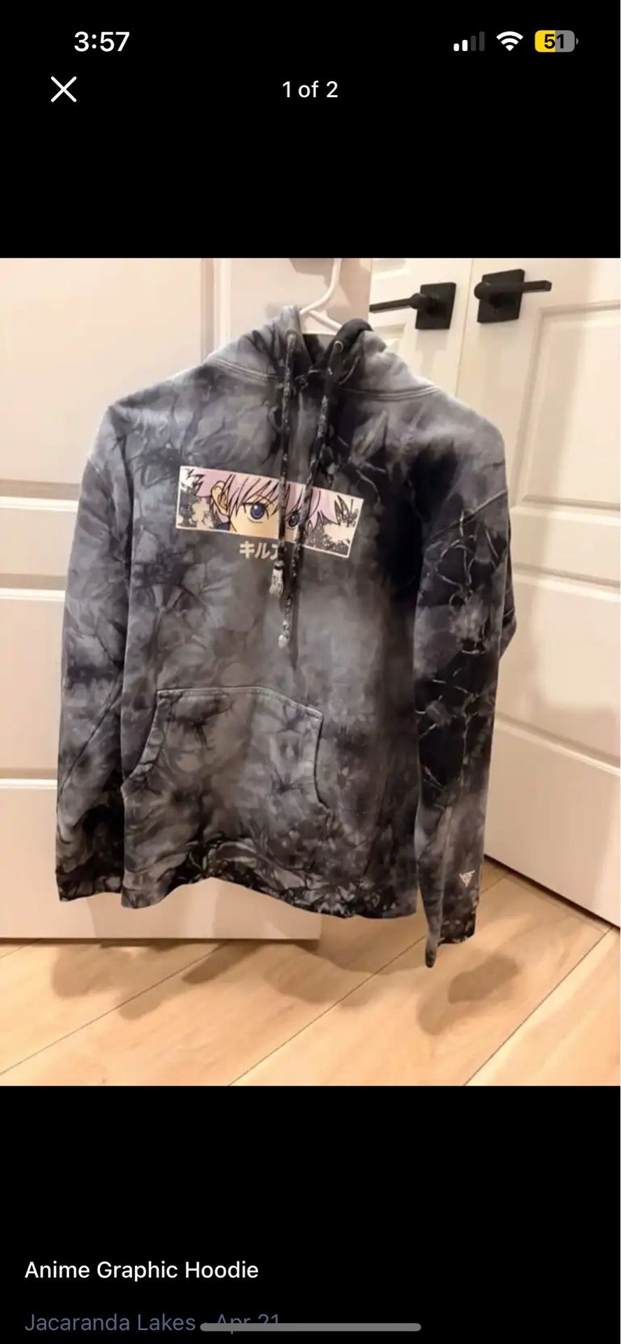 Anime Hoodie Small