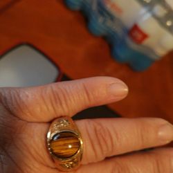 MENS( GOLD PLATED).  SZ- 10 1/2.        PICK ⛏️ UP ONLY