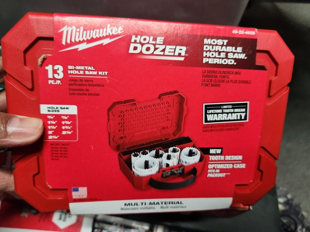 Milwaukee 13pc General Purpose Hole Dozier Saw Kit