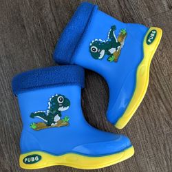 Kids Dinosaur Rain Boots