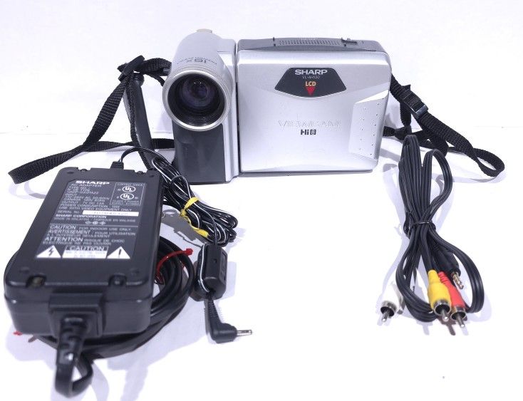 Sharp Viewcam VL-AH130 Hi-8 Camcorder 8mm Video Camera Hi8 & Video8
