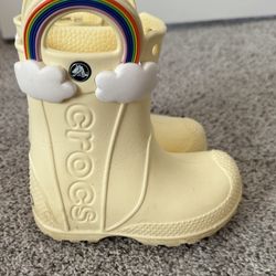 Toddler Croc Rain boots Size 7