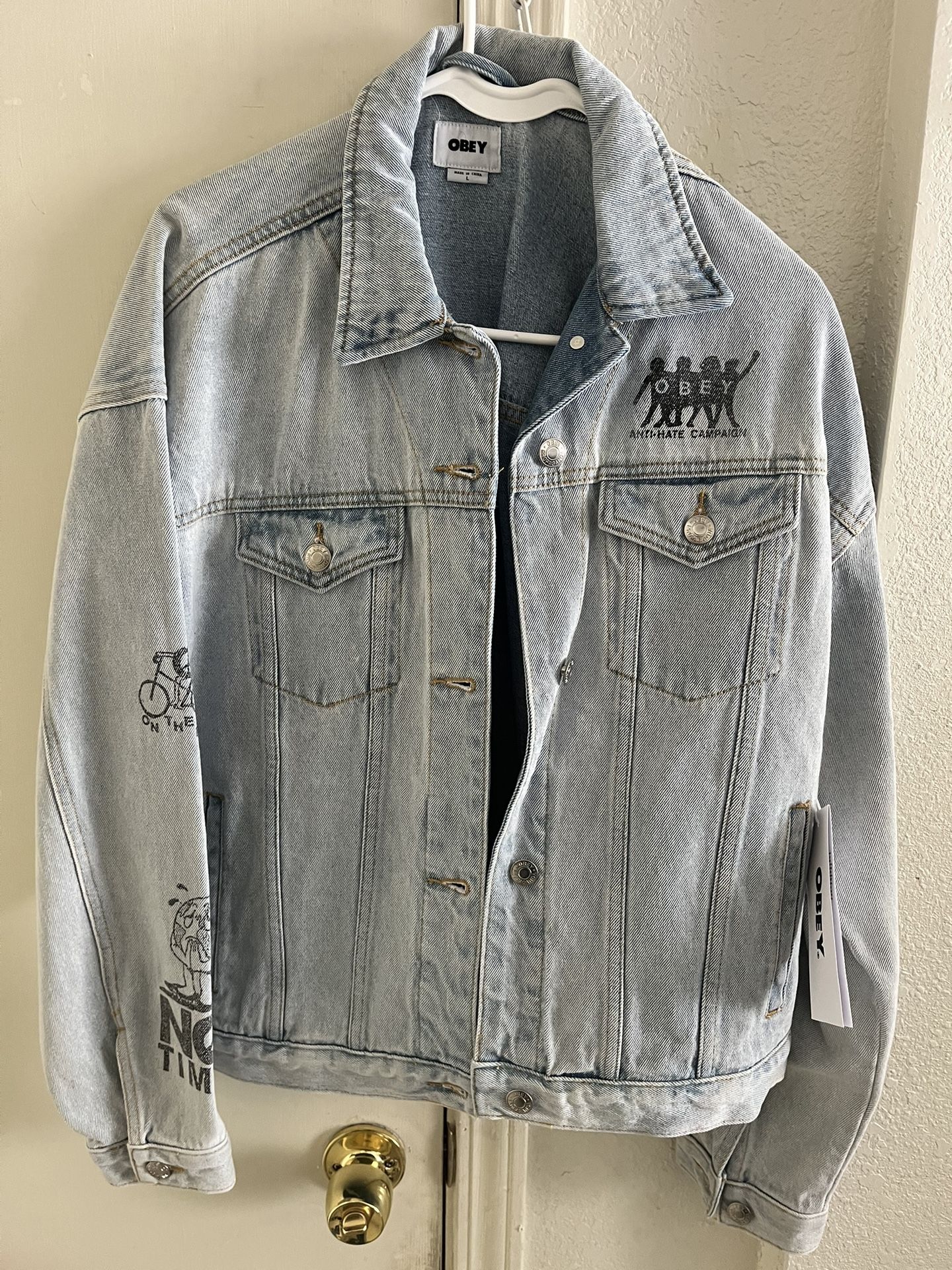 Obey Brand Demin Jacket