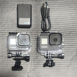 2 Go Pro 8 Hero w Accessories & Insurance!!