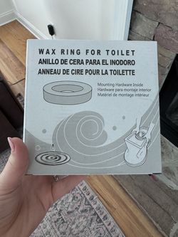 Toilet bowl wax rings