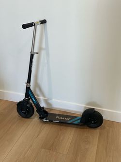 Razor Air Foldable Scooter Adjustable Folding Black/Blue Off Road