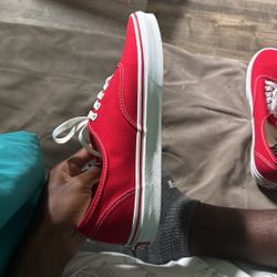 Red Vans BRAND NEW