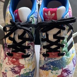 Preowned Women’s Adidas Zx Flux Water Color Size 7 
