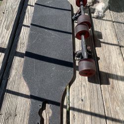 Flagship Longboard Deck And Drop through Truck Mounts