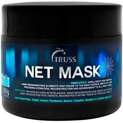 TRUSS Net Hair Mask - Deep Conditioning Treatment + Hair Repair Mask for Curly Hair - Detangle + Hydrate Curls while Soothing Damage - Anti Frizz + Hu
