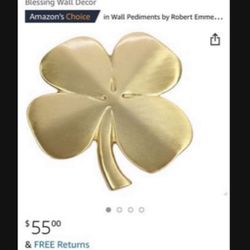 Vintage 4 Leaf Clover 24K Gold Plated Its Beautiful Price Keeps Going Up 