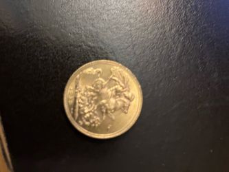 Gold English Sovereign Coin