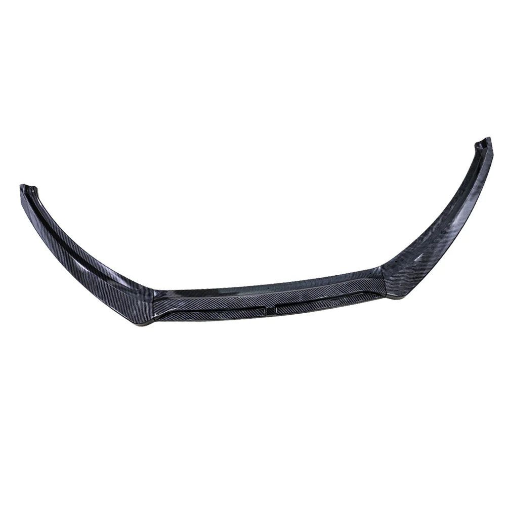 Brand New 3PCS 2015-2018 FORD FOCUS CARBON FIBER LOOK STYLE FRONT BUMPER LIP SPLITTER KIT