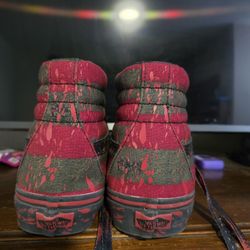 Limited Edition A Nightmare on Elm Street Freddy Krueger Vans size 8 ½