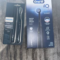 Oral-B, IQ and Phillips one