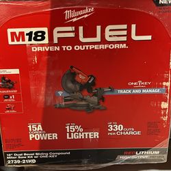 Milwaukee M18 12 Inch Miter Saw Kit 