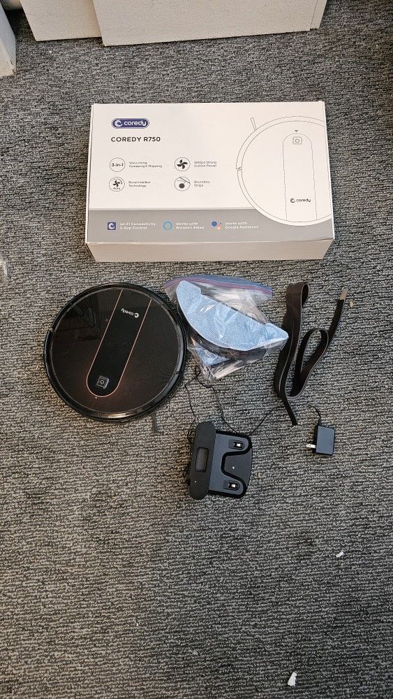 Coredy r750 robot vacuum cleaner and mop