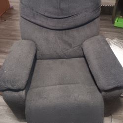 Blue-gray Reclining Chair