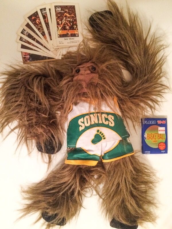 Vintage 1970s 80s Seattle Supersonics Sonics Mascot the 