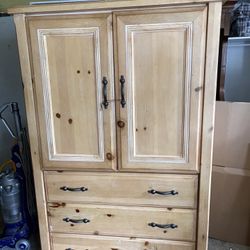 Armoire  and/or Entertainment Center  Knotty Pine