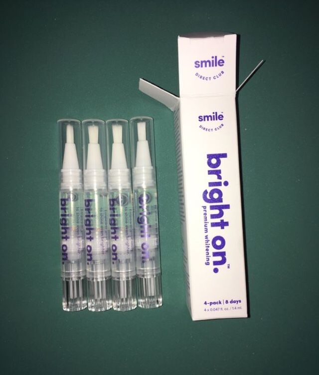 Teeth Whitening Gel, Bright On, 4 pack