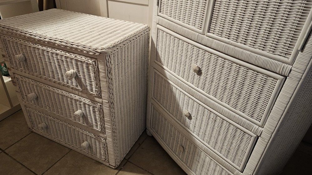Wicker Dressers