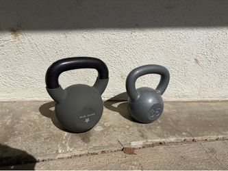 35lbs & 50lbs Kettlebells (can be sold separately)