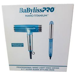BaBylissPRO Nano Titanium Limited Edition Styling Set BNTC9200 BNT411T NEW
