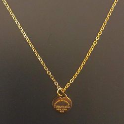 T&Co. Heart Necklace " Please Return To" For Women.