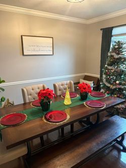 Dining Table & Bench Only