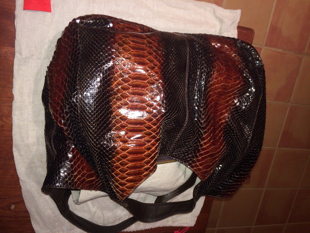 RARE Runway Snakeskin (Python) Shoulder Bag By Valentino