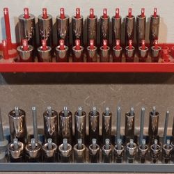 1/4" Socket Set W/Snap-On socket trays