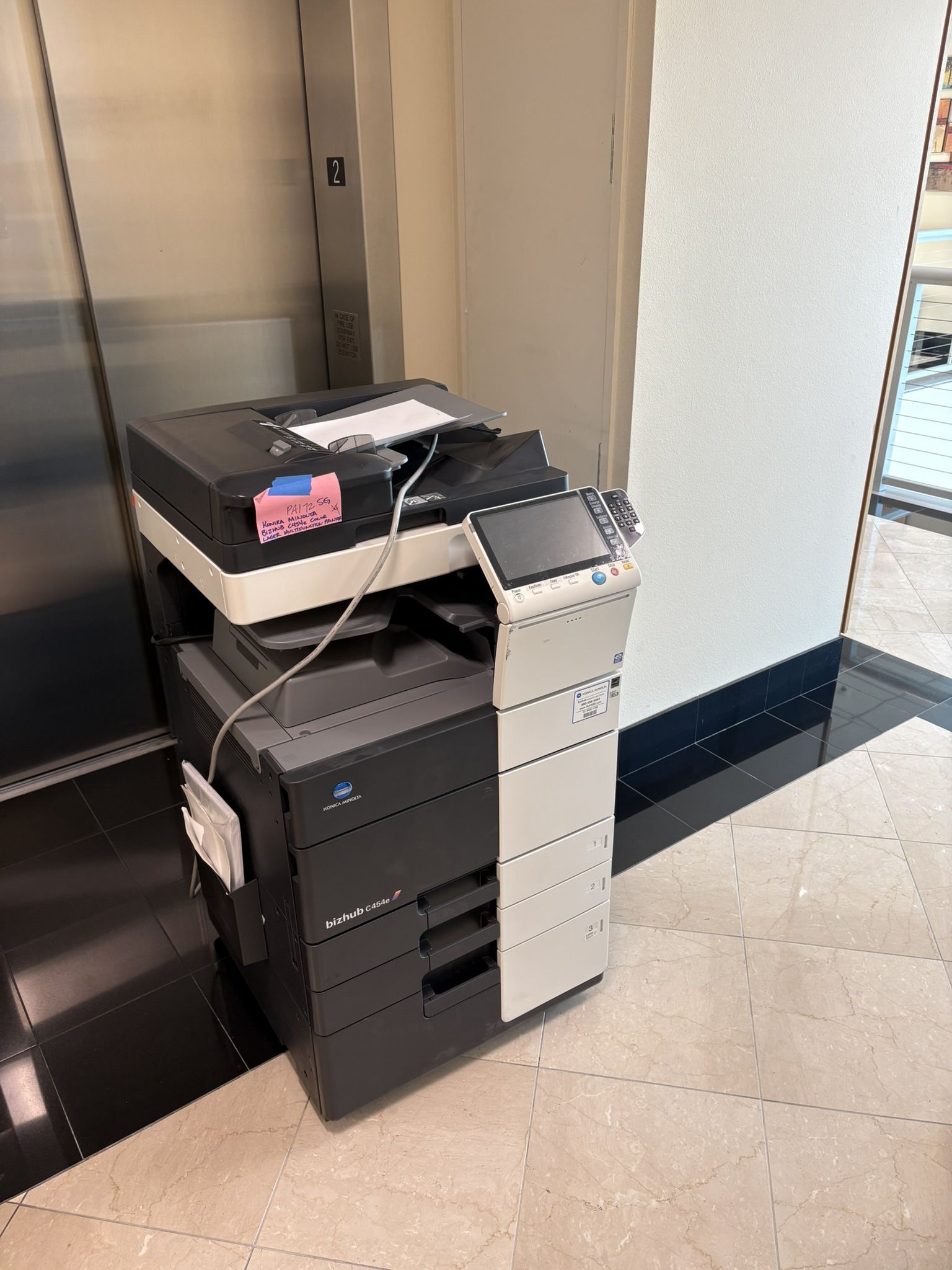 Konica Minolta Bizhub C454e Color Laser Multifunction Printer & Supplies