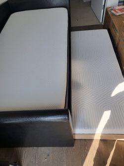 Trundle Bed (Mattresses Included) Like New!
