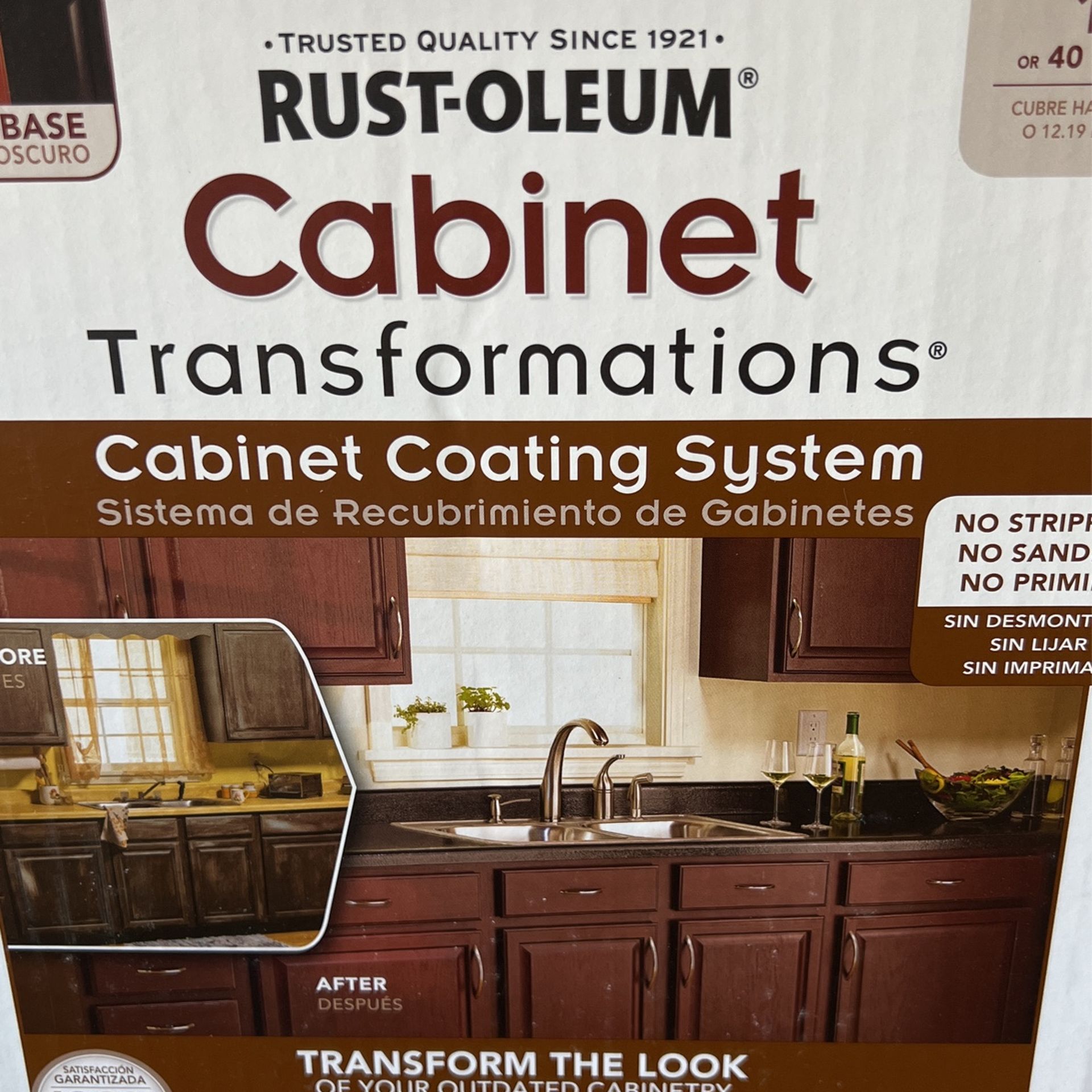 Rustoleum Cabinet Transformation