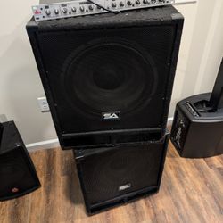 Tremor Subwoofer Pair 600W 98dB 