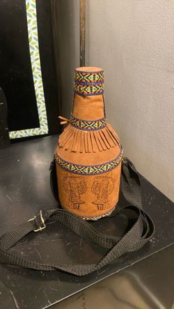 Cantimplora De Gamuza Botella 1.5L….artesanal