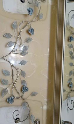 Metal Floral Vine Wall Art Decor