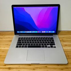 MacBook Pro 15” Apple Intel Core i7/16GB RAM/512GB⚡️🔥Laptop Comes with Microsoft Office, Logic Pro, Adobe, Final Cut💻 1 Year Wrnty✅ $0Down Finance A