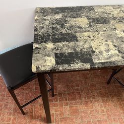Marble Counter Height Table
