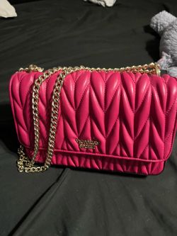 Victoria's Secret Pink Quilted Chain Shoulder Bag