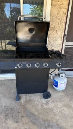 Nexgrill 4-Burner Propane Gas Grill with Side Burner