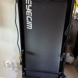 DAEYEGIM 2 in 1 Portable Under Desk Treadmill with Remote Control, LED Display Walking Jogging Machine